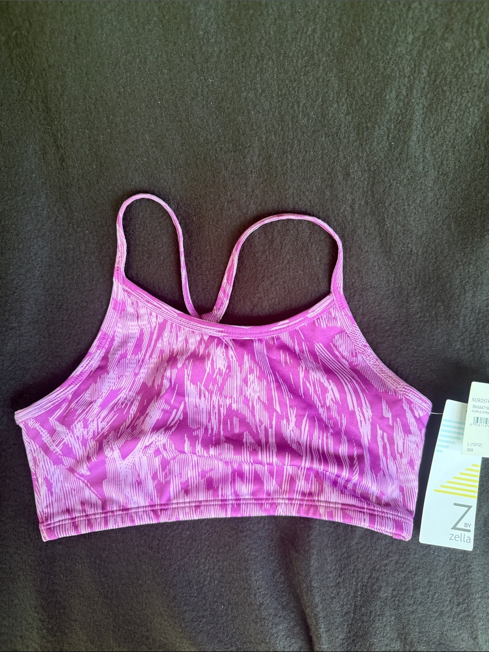 Zella Girls Pink Patterned Tank Top